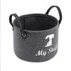 Felt Pet Toy Box Pet Toy Storage Basket Dog Toy Box Special Storage Basket For Organizing Pet Supplies Blanket Pet Storage Box