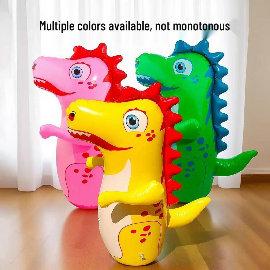 Children's 3D Dinosaur Inflatable Tumbler Punching Bag for Stress Relief