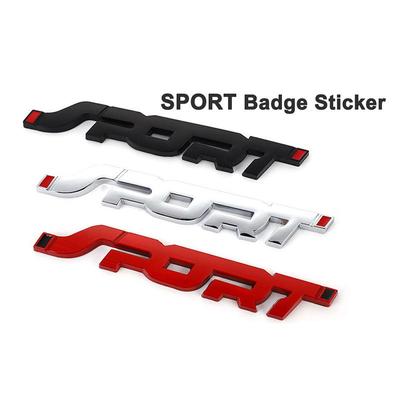 Car Sport Sticker, Premium Car Side Fender Rear Trunk Emblem Logo Badge Decals Compatible for Ford/Jeep/BMW/Cadillac/Chrysler/Toyota/Nissan/Chevrolet