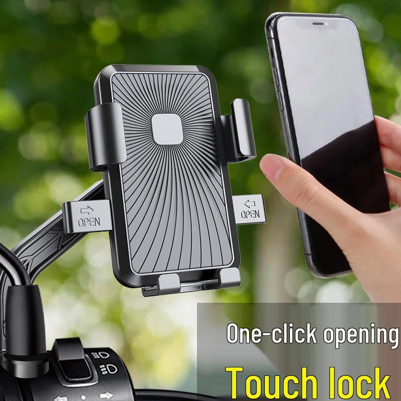 Shockproof Electric Vehicle & Bike Phone Holder for Navigation and Delivery
