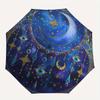 Enchanted Celestial Mandala Umbrella, Portable 3-Fold Compact Umbrella,Christmas Gift ES544