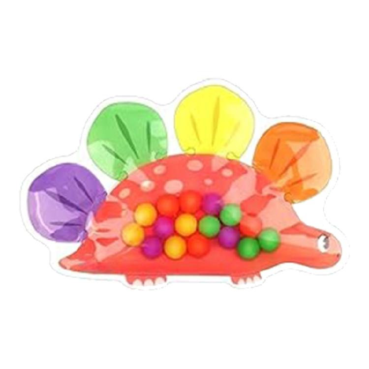 

Toddler Education Dinosaur Sensory Squeeze Toy Color Recognition Emotional Management Training Fine Motor Skill Practice
