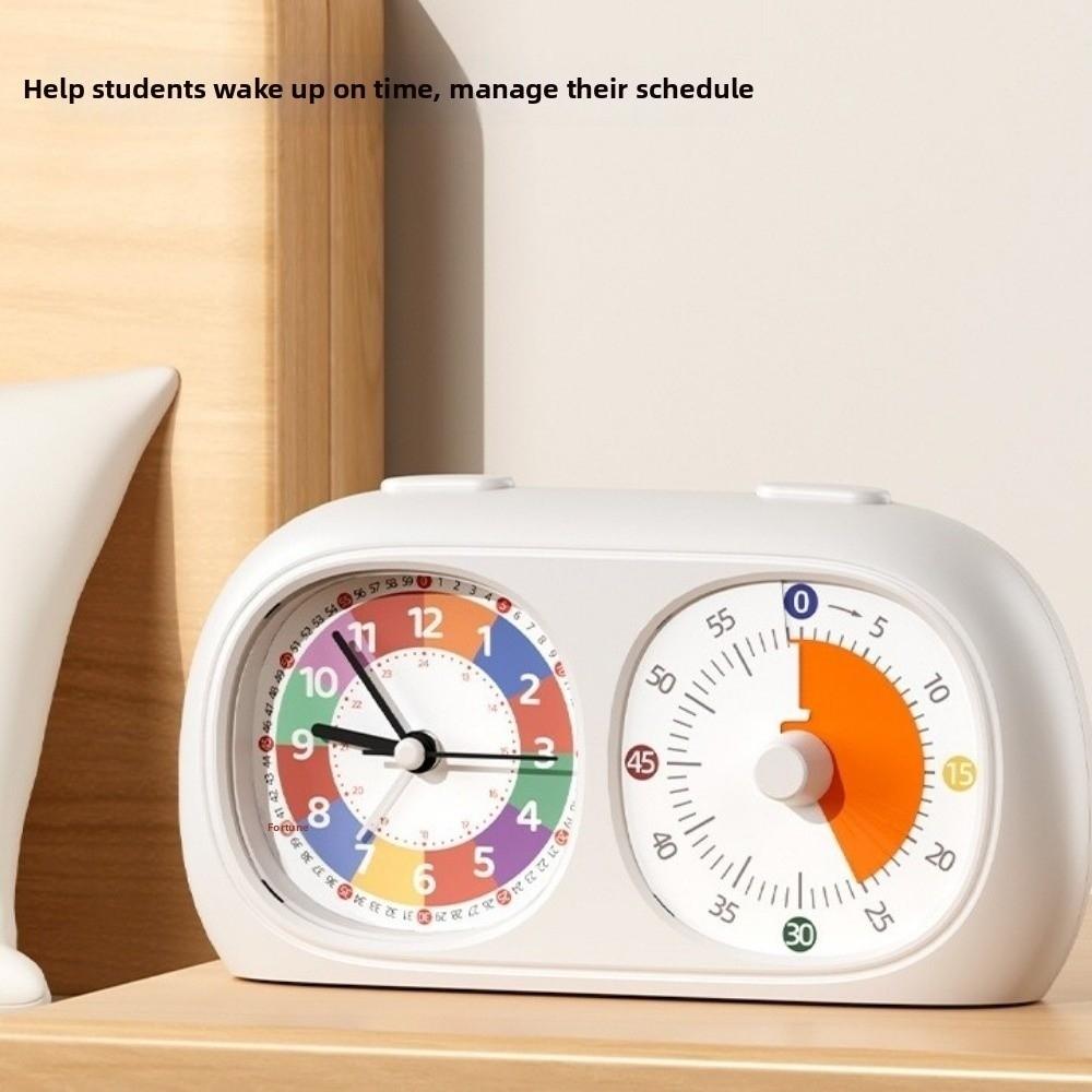 Dual Screen Dual Screen Visual Timer Timer Reminder Self Discipline Tool Kitchen Timer Silent 60-Minute Student Table Clock Home