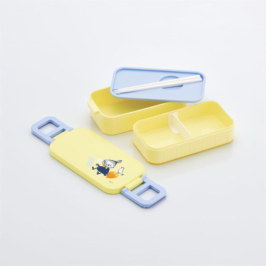 Skater Lunch Made In Moomin Little My Flower Box, 2-tier, 600ml, Japan, Design, YZW3-A