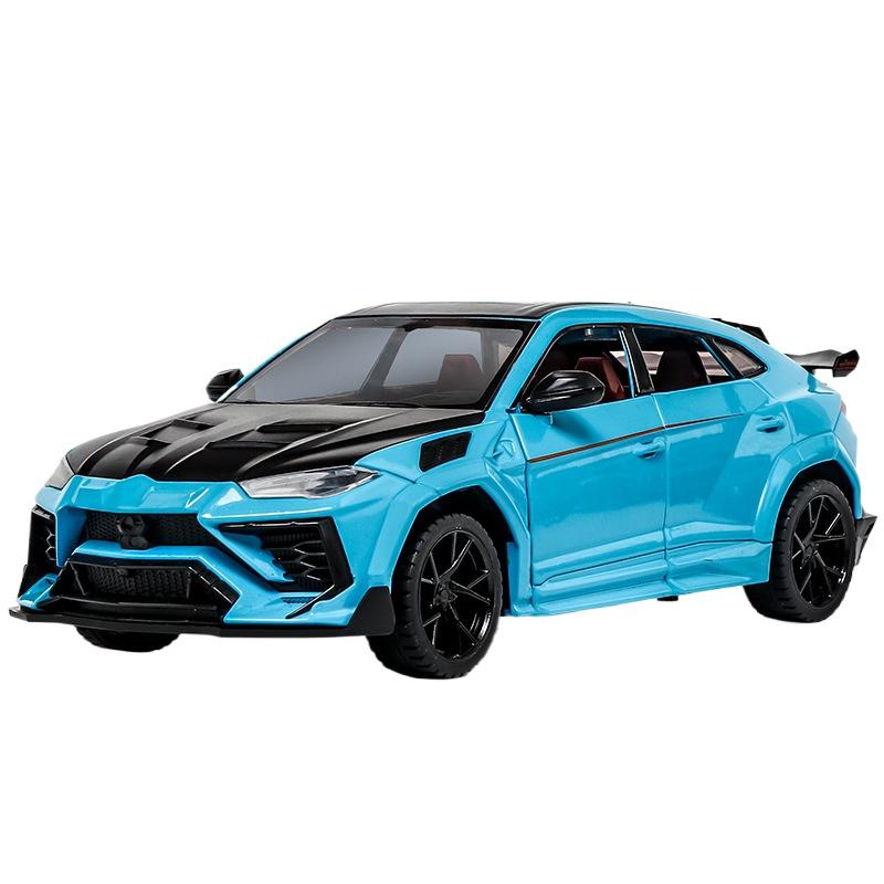 1/24 Lamborghini URUS Bison Mansory SUV Alloy Cast Toy Car Model Sound and Light Children's Toy Collectibles Birthday Gift