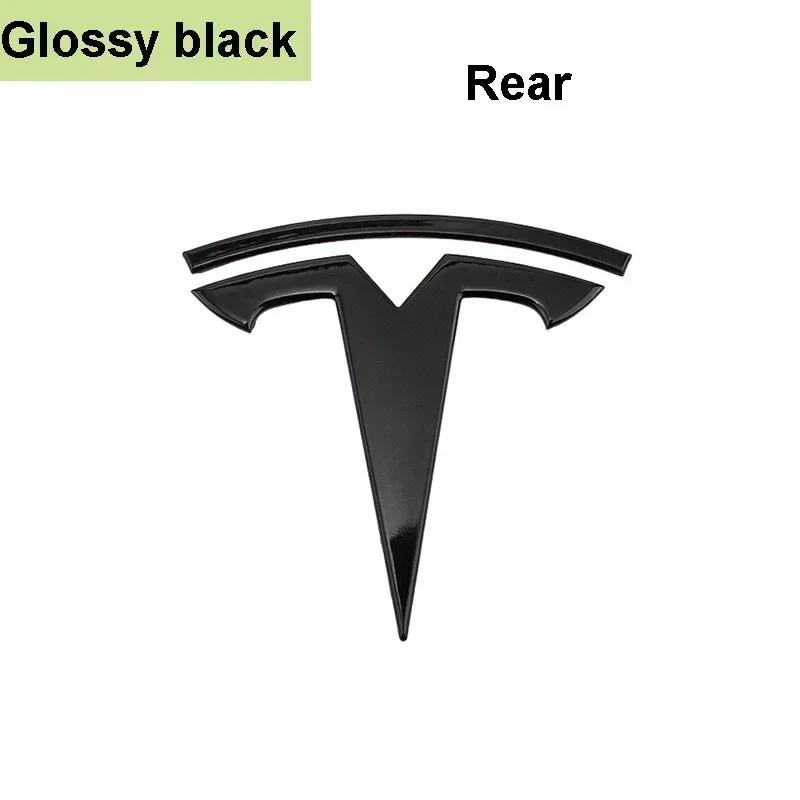 ABS for Tesla Model 3 Mode Y Car Front Hood Logo Cover Emblem Sticker Styling Auto Body Rear Trunk Badge Accessories