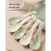 Cream Style Ceramic Soup Spoons