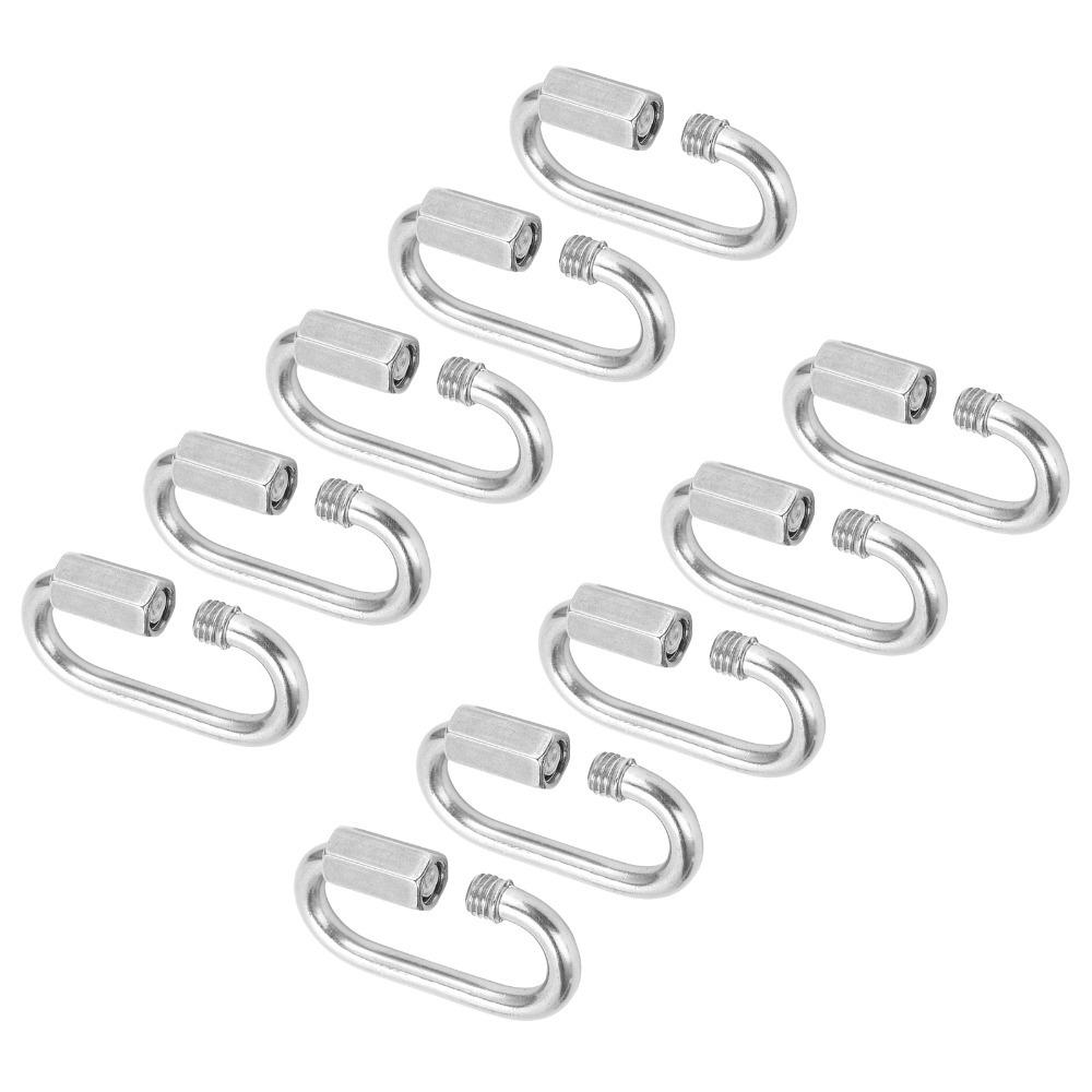 10pcs Locking Threaded Quick Link Connector M5 Thread Size Locking Chain Connector  DIY Projects