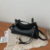 New Solid Color Luxury Women Leather Bag Bright Spring Summer Style High Quality Crossbody Bag Classic Design Underarm Bag