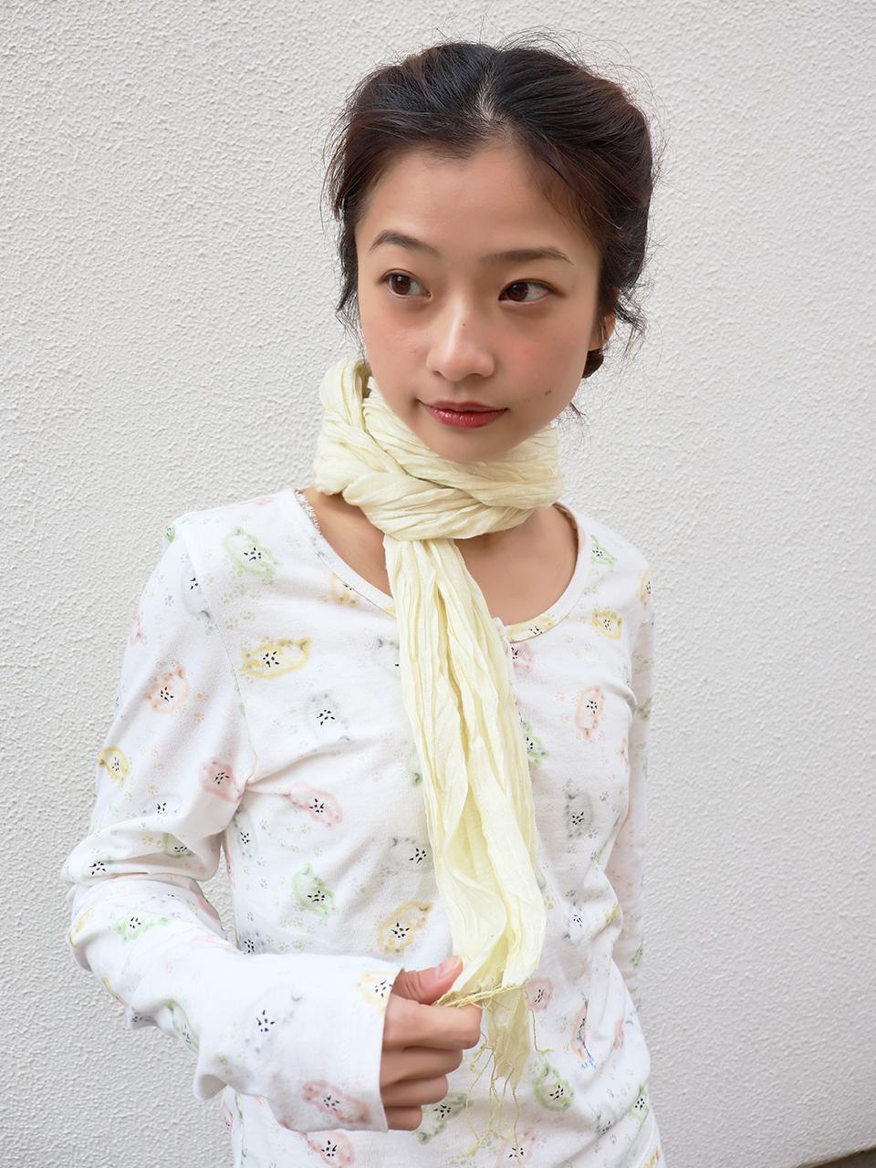 Colosins Soft Long Sleeve T-Shirt Neco White