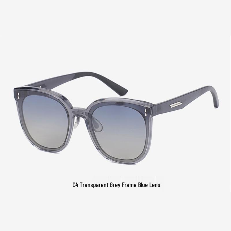 Elegant Women s TR Sunglasses, Face-Slimming, FOURTEEN Sun Protection, Large Frame, Men s Nylon Polarized Design