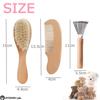 RYOHIN Lab. Plush Toy Brush Set, Soft Brushes for Pilling, Fluffing, and Dusting, 3-Piece Set