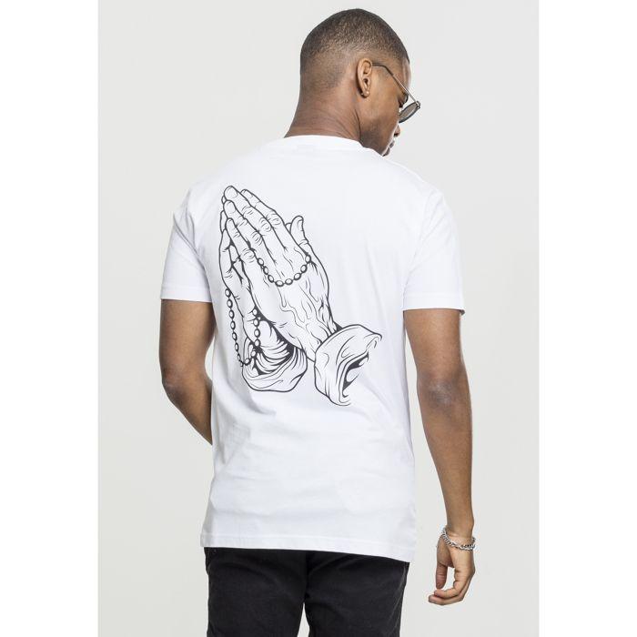 T-shirt - Mister Tee - pray hand - 100% Coton - Manches Courtes - Coupe Normale