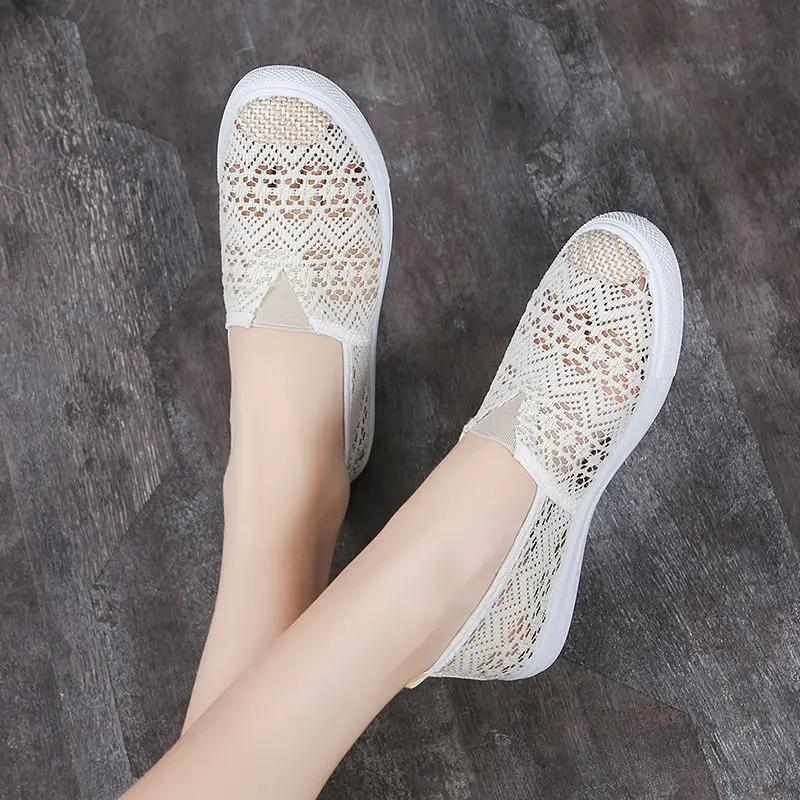 Fashion Summer Trends 2025 Offer Stylish Flat Women's Shoes On Sale Deals Y2k Fashion New Arrival Daily Routine Casual Ladies Footwear
