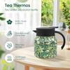 Hitzebeständige Teekanne Edelstahl Tee-Wasser-Trennfilter Teezubereiter Kaffeekanne Zuhause Vintage Teegeschirrset Teekessel