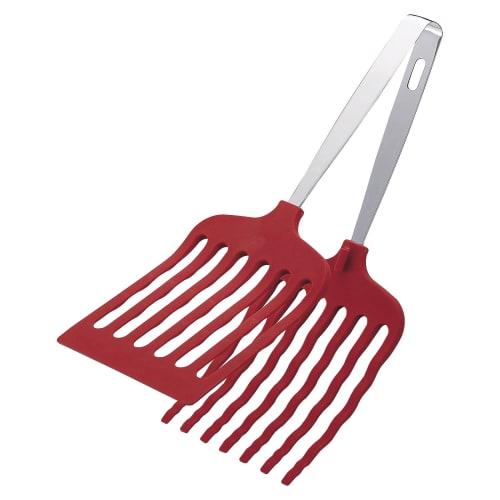 Tanabe Metal Multi-Grill Tongs (Large) Red 1658
