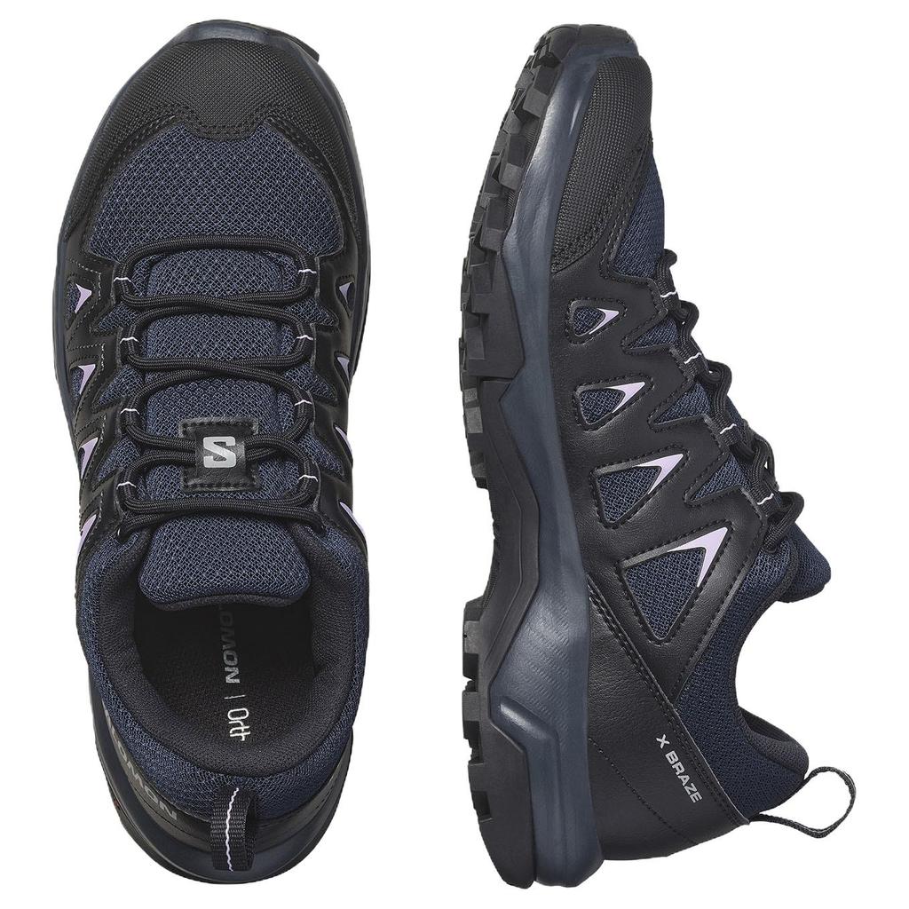 SALOMON Comfortable Non-Slip Low-Top Hiking Shoes Men Hiking Shoes Black L47430200