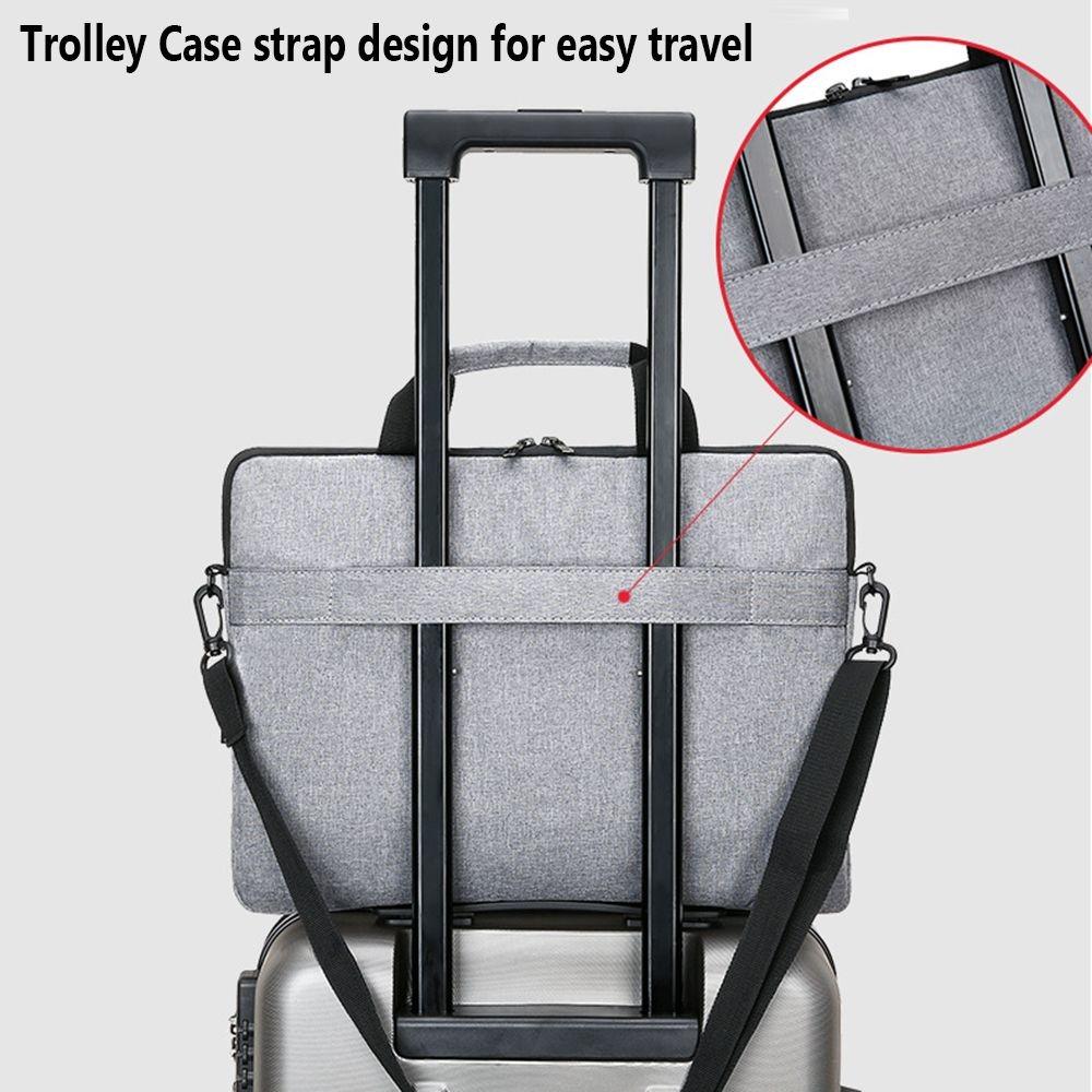 Universal Laptop Sleeve Case Shockproof Ultra Thin Laptop Handbag Large Capacity Shoulder Bag Fashion Tablet Protective Pouch