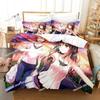 Anime Yami To LOVE Ru Bettwäscheset Bettbezug Bettset Steppdecke Kissenbezug Bettdecke King Queen Größe Jungen Erwachsene Heimtextilien