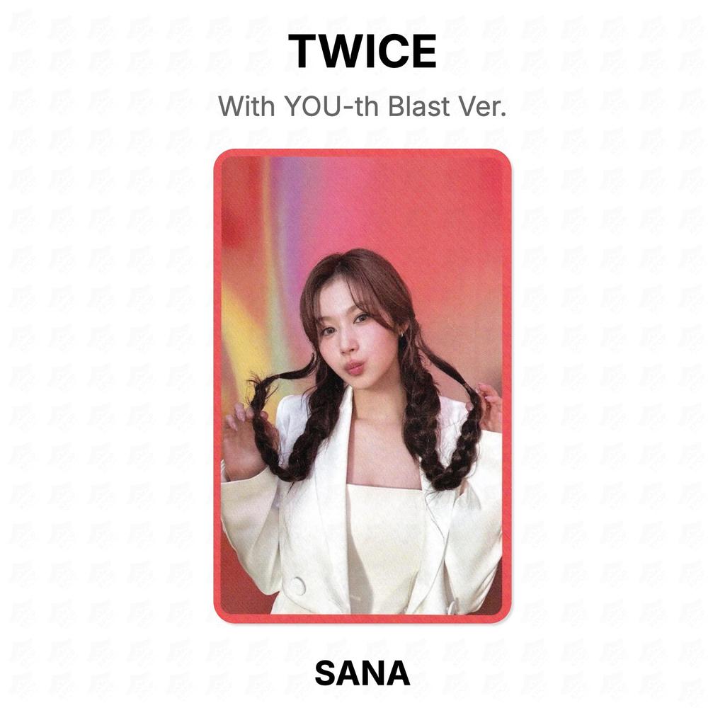 Twice Com YOU-th Blast Ver. Cartão de foto oficial