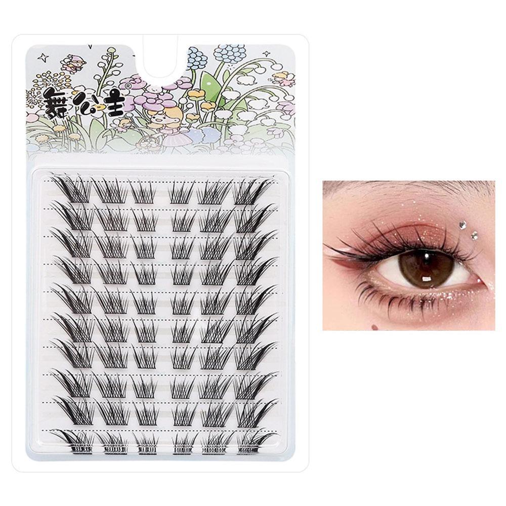 Wispy Manga Eyelash Clusters Natural Anime Individual Lashes 60/100Pcs Fairy Lash Clusters