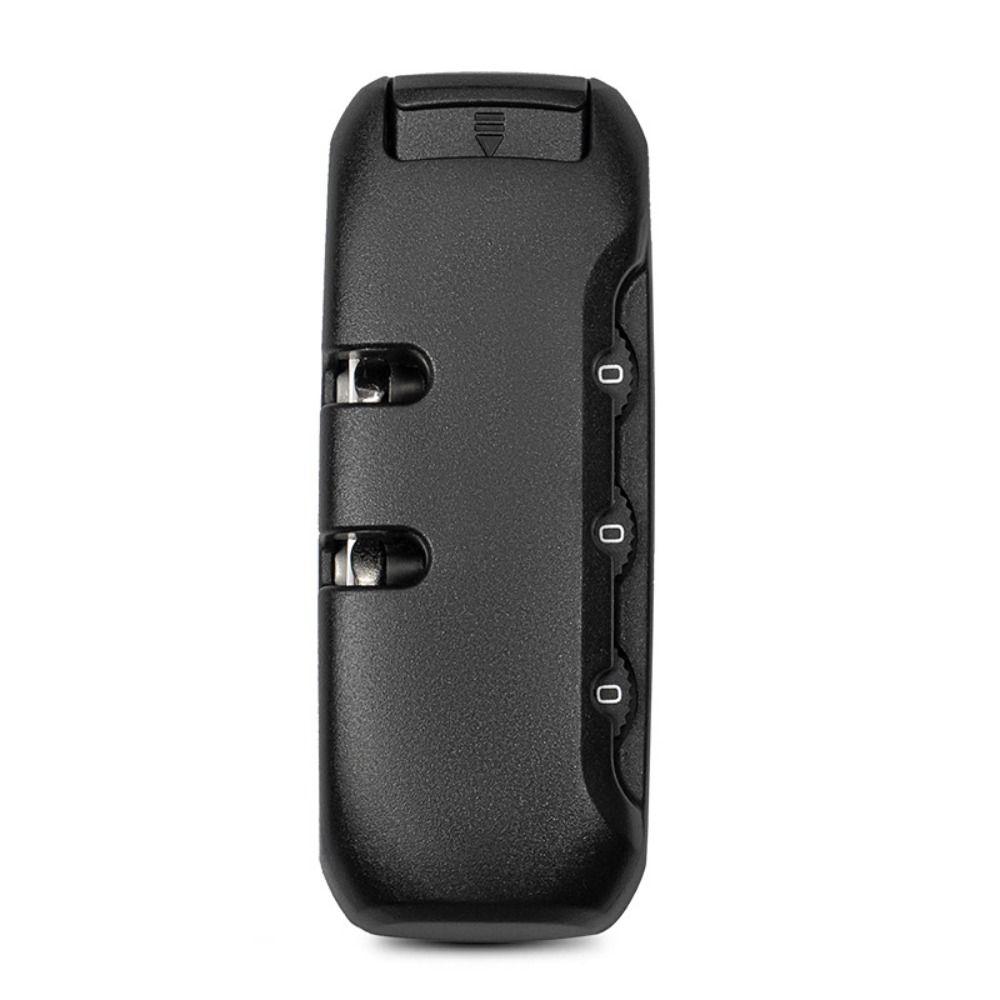 Black Digital Lock Code Suitcase Padlock Suitcase 3 Digit Combination Padlock  Travel