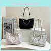 Trendy Street Style 2024 Summer New Pearl Chain Handbag With Spacious Design