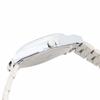 Cue and Cue Watch Analog Solar Waterproof Date Metal Band White Dial H060-204 Men's Silver