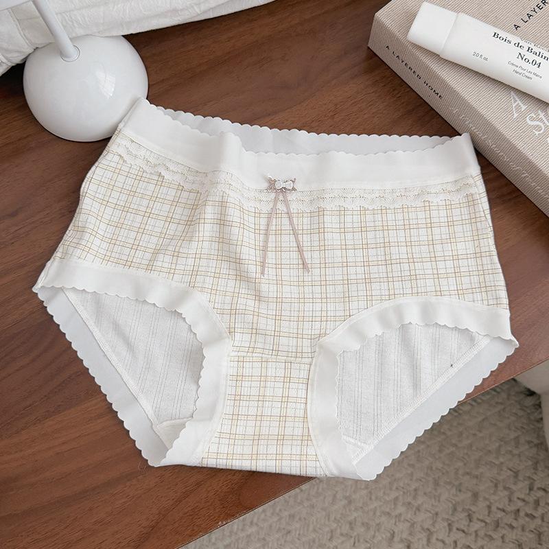Ladies Summer New Style Light Luxury Sweet Lace Lace Extended Bottom No Trace Briefs