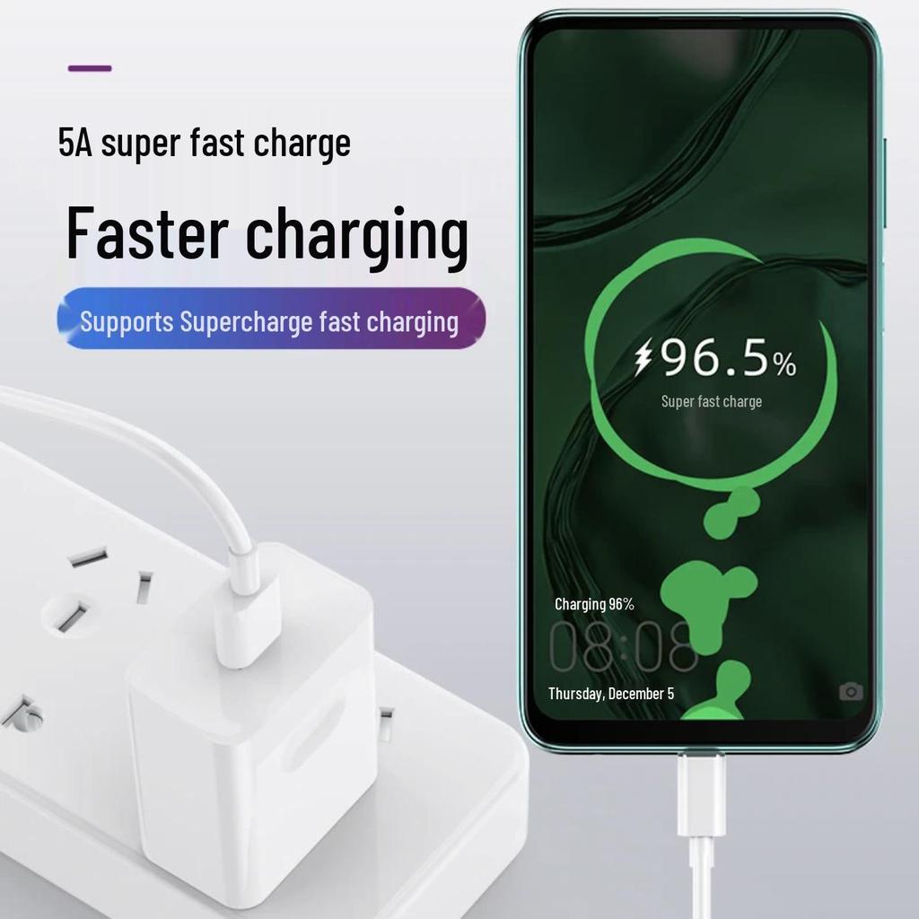 Super schnelles 5A USB-Ladekabel für Huawei/Apple/Android - Erhältlich in 1m, 2m, 3m Länge