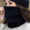 Beanie Scarf Set Men Women Winter Caps Cover Ears Winter Skullies Hat Wool Beanies Knitted Hat Scarf With Lining