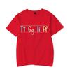 Harajuku Tees Tgif Tt Gg Ii Ff Pencil Teacher Funny T-Shirt Graphic Tee Shirt Short Sleeve Unisex Luminous Mens Tshirt Clothing