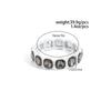 Punk Luxury Irregular Geometry Acrylic Rhinestone Bangles Rings for Women Unique Creative Elastic Bracelet Fashion Jewelry