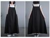 Denim Jumper Overall Cami Layered Cami Long Overalls Denim Solid Maxi Oversized Sleeveless [Pinyifang] Women's Skirt, Skirt, Dress, Dress, Dress,