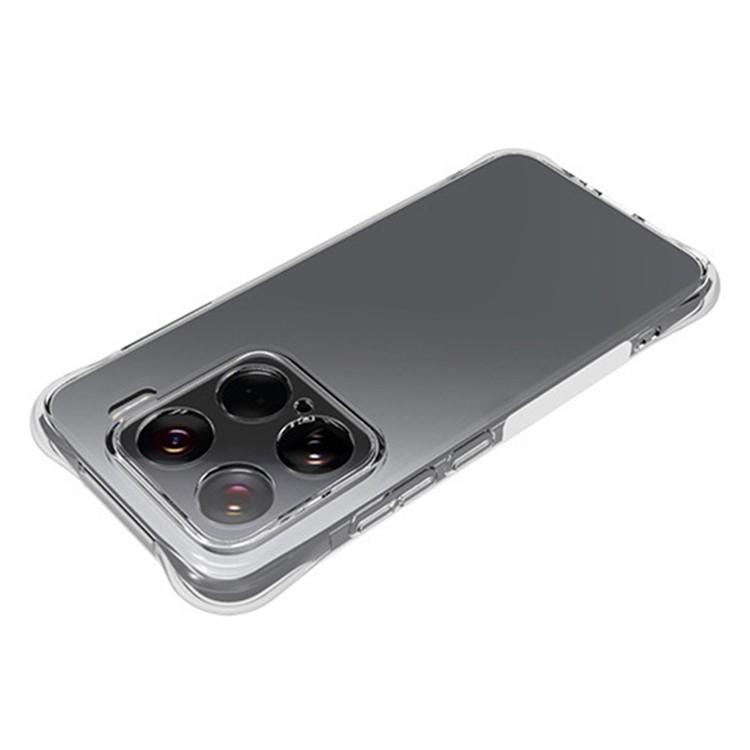 WANLONFENG WL2 Series for Xiaomi 15 Case 2.0mm TPU Precise Cutouts Phone Cover with 2Pcs Tempered Glass Films
