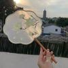 Vintage Chinese Style Chinese Style Fan Handheld with Pendant Embroidery Fan Floral Pattern Tassels Silk Fan Chinese Wedding