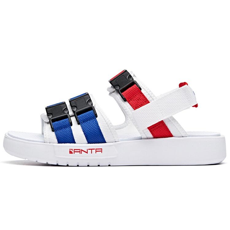 ANTA Life Series Sandals White Blue Red Men s 912036901-3 EU 40