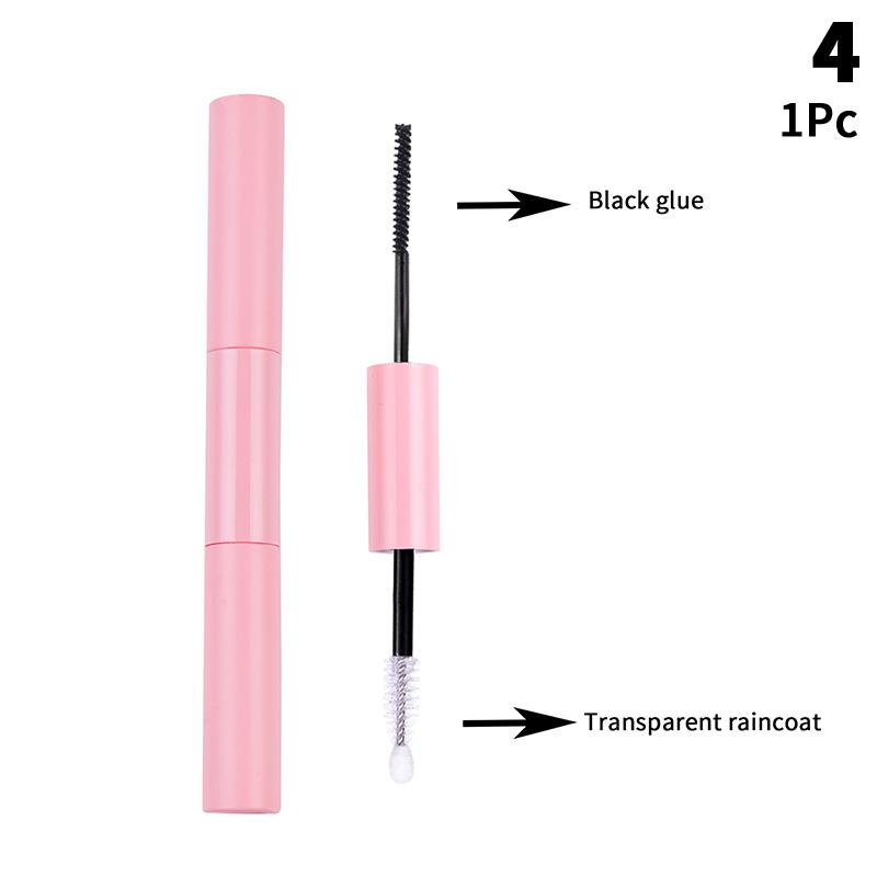 Adeziv și Sigilant pentru Gene pentru Gene în Grupuri DIY, Adeziv pentru Gene de Lungă Durată, Fixare, Rezistent la Apă, Aplicator Mascara, Adeziv pentru Gene False cu Două Capete