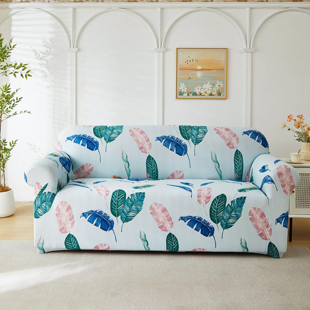 Elastic Printed Sofa Cover Universal Stretchable Slipcouch Protector Furniture Protector