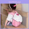 Entzückender rosa Nylon-Kinderrucksack Trendiger Streetstyle Atmungsaktiver Schulranzen
