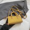 Classic Handbag Women's Bag Vintage Faux Suede Shoulder Crossbody Bag 2025 Autumn Winter Commute Tote Brand Small Squae Bag