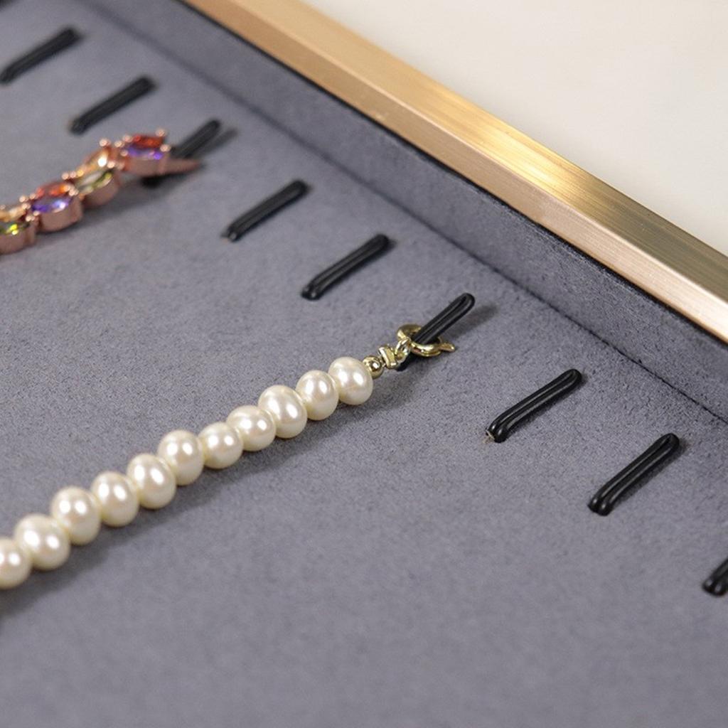 Elegant Jewelry Tray Organizers for Drawer Stackable Storage Case Home Accessory for Stylish Personalize Adornments