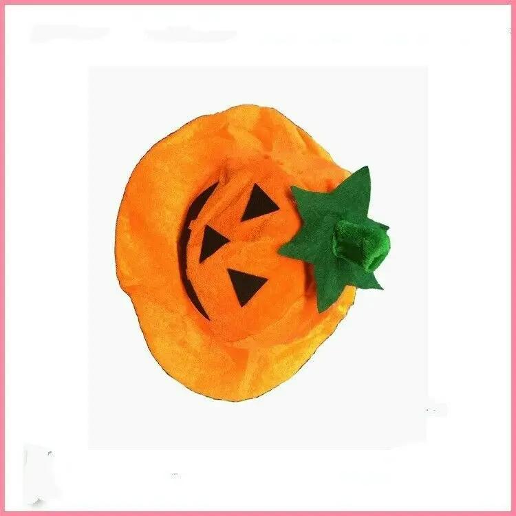 Halloweenský klobouk dýně Prom Party Rekvizity Festival duchů Sametový klobouk Klobouk dýně Párty klobouk