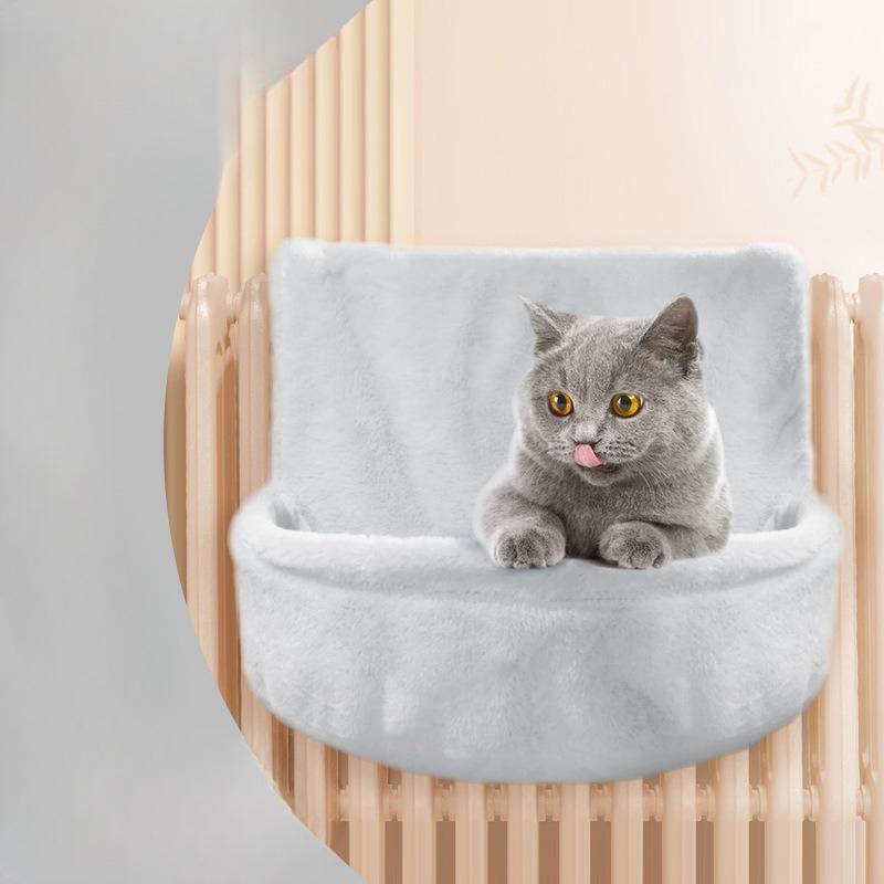 

Radiator Cat Hanging Bed, Hammock, Round Pet Bed, Iron Frame Cat Bed, Sleeping Bag Cat Supplies Bagged Circle