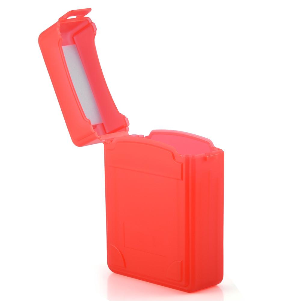 2.5 Inch HDD   SSD Protective Shockproof Case Storage Box Anti Static Label Enclosure Red (Not Inclube Hard Disk)