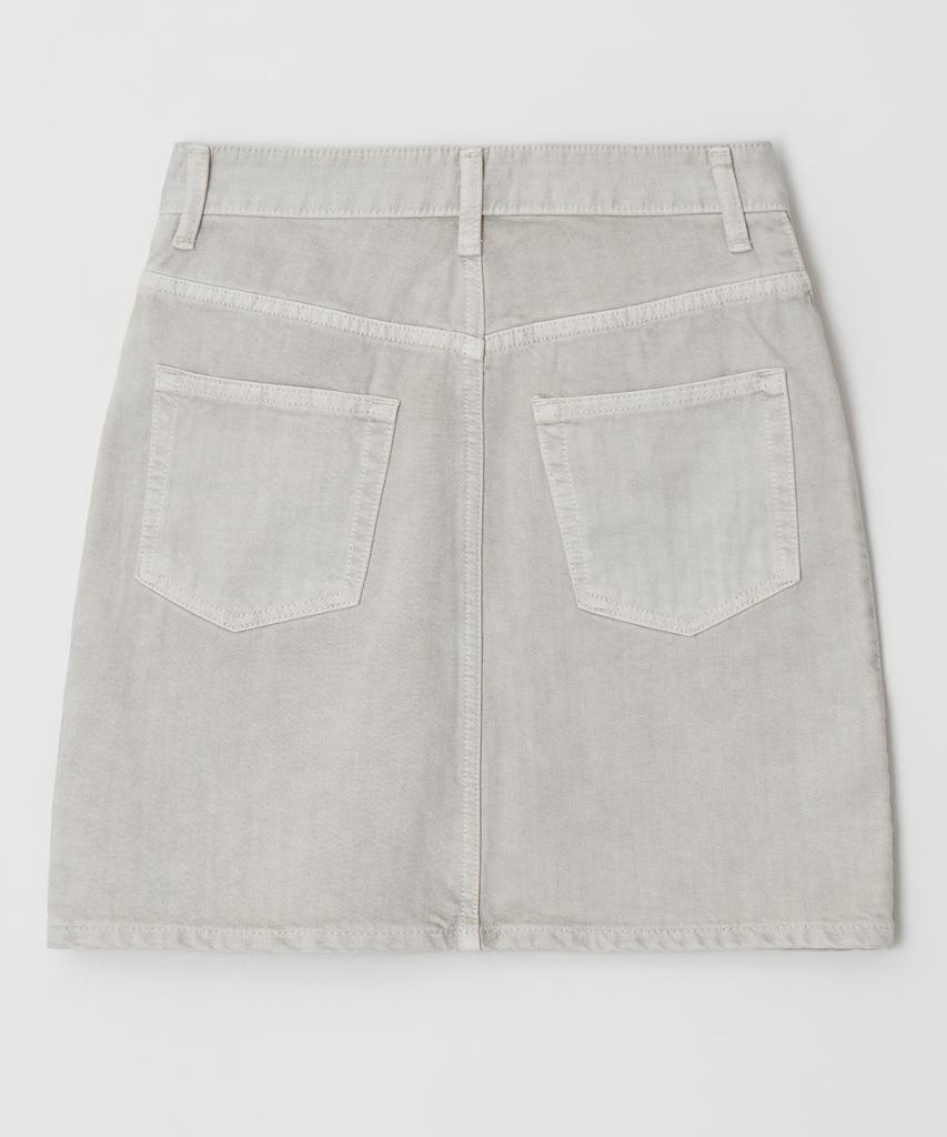 Jeonggamseutyudio Pigment Dyed Denim Skirt_3 Color