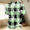 Men's Quick Dry Short Sleeve Neck T-Shirt with Christmas Print