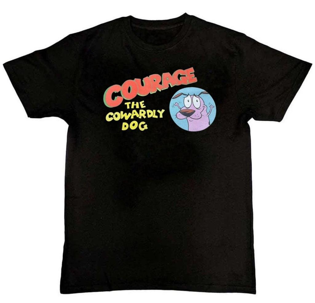 Courage The Cowardly Dog Graphic Print Mens T-Shirt S-4XL
