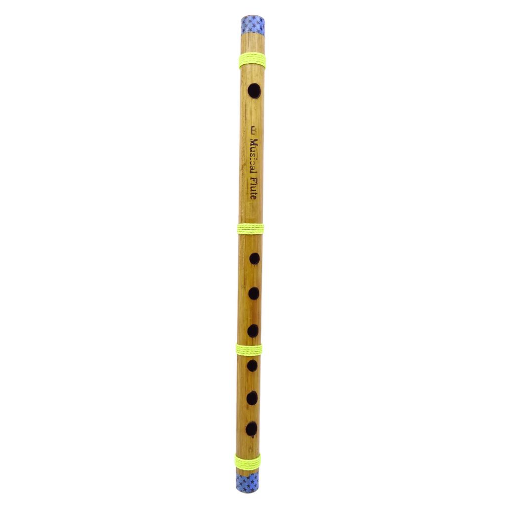 Traditional Handmade Musical Instrument Flute Brown Bansuri Wooden Decor