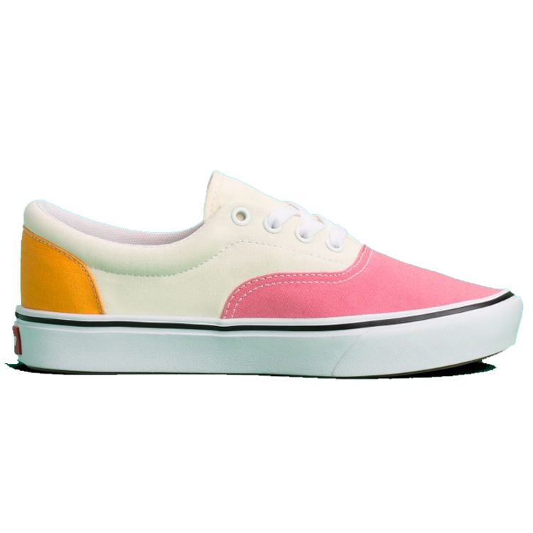 Vans Era Ua Comfycush Canvas Retro Low Top Skate Shoes Unisex Sneaker Pink White VN0A3WM9VNJ